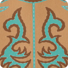 Boot Scootin' Turquoise Slim Can Coolie