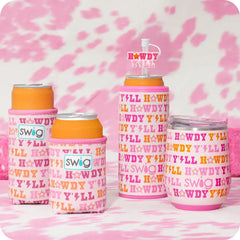Howdy Y'all Skinny Can Cooler 12oz