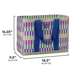 Brite Stripe Jumbo Tote Bag